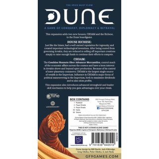 Dune - Choam and Richese Expansion (EN)